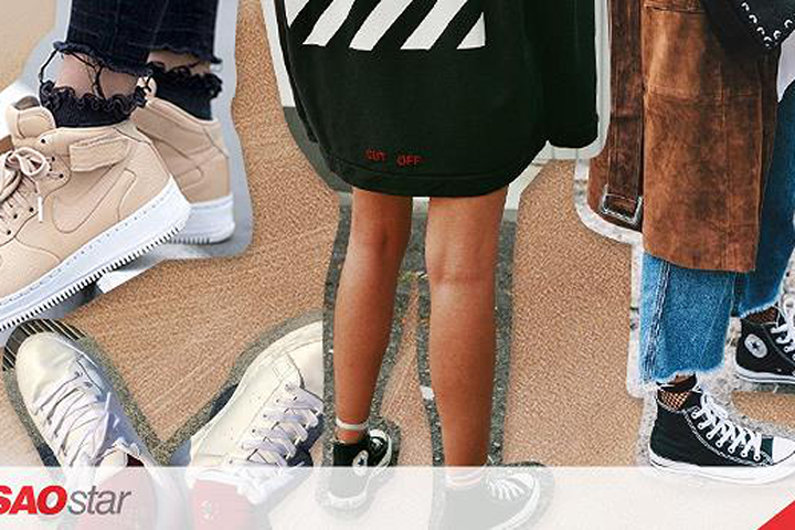 6 cách phối đồ giúp bạn luôn đẹp khi diện giày sneaker cổ cao
