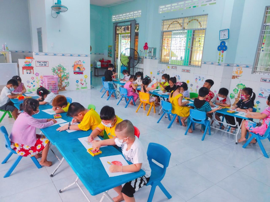 Tỉnh Trà Vinh đã hoàn thành phổ cập giáo dục mầm non cho trẻ 5 tuổi. Ảnh minh hoạ/internet. Tỉnh Trà Vinh đã hoàn thành phổ cập giáo dục mầm non cho trẻ 5 tuổi. Ảnh minh hoạ/internet.