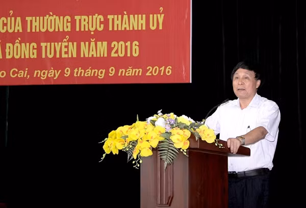 Ông Nguyễn Quang Huy, nguyên Tổng Giám đốc Công ty Apatit Việt Nam.