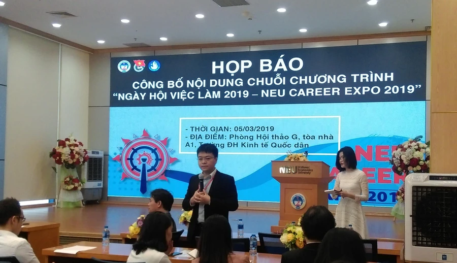 Họp báo cung cấp thông tin NEU CAREER EXPO 2019