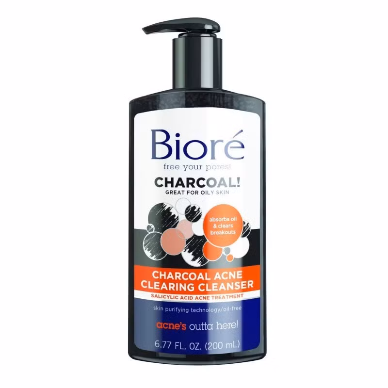 Sữa rửa mặt trị mụn Biore Charcoal