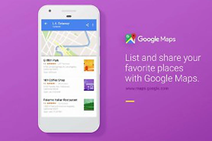 Google Maps di động bổ sung tính năng chia sẻ danh sách địa điểm