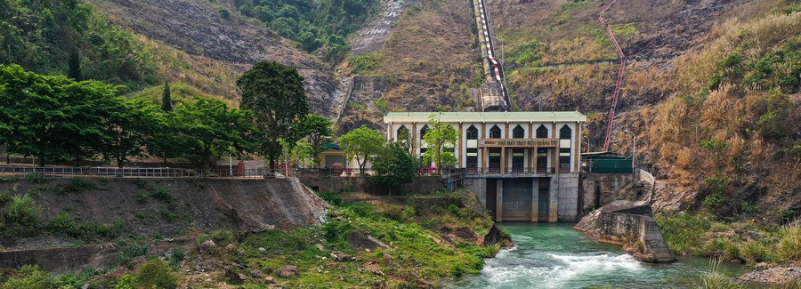 Nhà máy Thuỷ điện Quảng Trị nằm ở xã Tân Hợp, huyện Hướng Hóa.