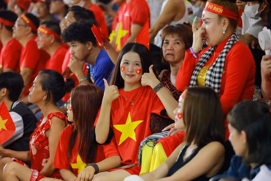 Trận đấu giữa U22 Việt Nam - U22 Thái Lan kết thúc với tỉ số hòa 1-1.