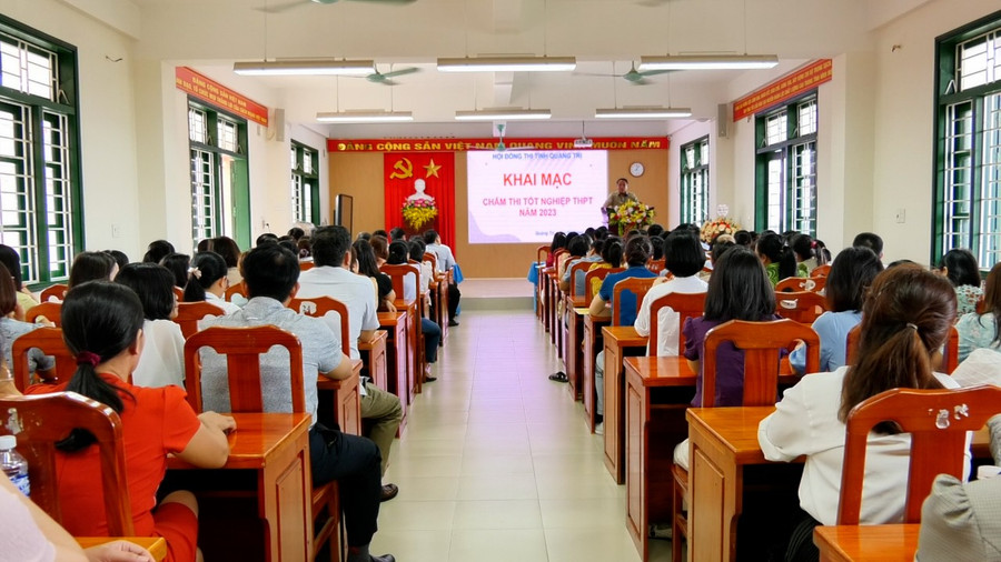Quảng Trị triển khai chấm thi tốt nghiệp THPT. Quảng Trị triển khai chấm thi tốt nghiệp THPT.