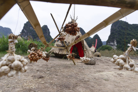 Cận cảnh ngôi làng của thổ dân trong phim Đảo đầu lâu - Ảnh 7 Can canh ngoi lang cua tho dan trong phim Dao dau lau - Anh 7