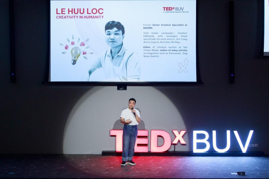 Diễn giả Lê Hữu Lộc.