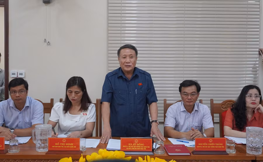 Ông Hà Sỹ Đồng, Phó Trưởng Đoàn ĐBQH tỉnh Quảng Trị đề nghị, Cục ĐBVN tiếp tục nghiên cứu triển khai các giải pháp phù hợp.
