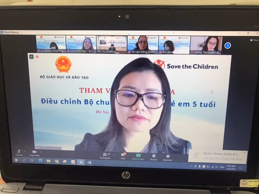 TS Nguyễn Mai Phương - chuyên gia giáo dục, Tổ chức Cứu trợ trẻ em Việt Nam, phát biểu ý kiến