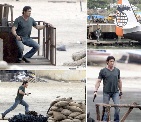  Sylvester Stallone trong một cảnh phim