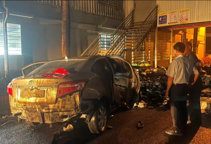 Hiện trường xảy ra vụ việc.