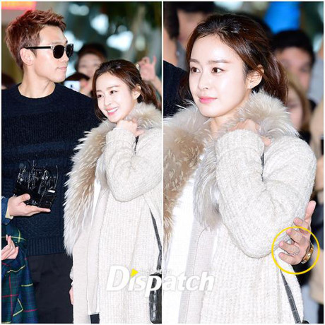 Lộ diện nhẫn cưới của cặp đôi quyền lực Kim Tae Hee và Bi Rain - Ảnh 1 Lo dien nhan cuoi cua cap doi quyen luc Kim Tae Hee va Bi Rain - Anh 1