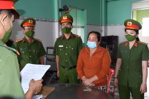 Cơ quan chức năng tiến hành các biện pháp tố tụng đối với Cao Thị Mỹ Châu.