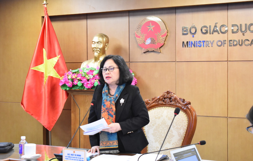 Thứ trưởng Ngô Thị Minh phát biểu chỉ đạo tại phiên họp. Thứ trưởng Ngô Thị Minh phát biểu chỉ đạo tại phiên họp.