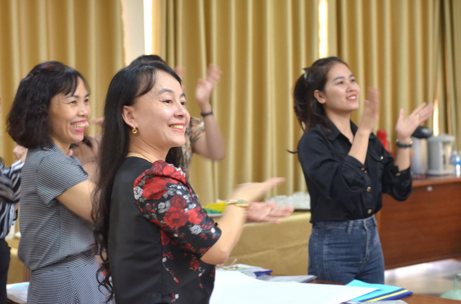 Quá nhiều cảm xúc trong khóa tập huấn, bồi dưỡng.