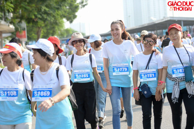 Chương trình còn nhằm truyền cảm hứng, khích lệ vận động thể thao tạo tâm lý tích cực cho bệnh nhân ung thư.