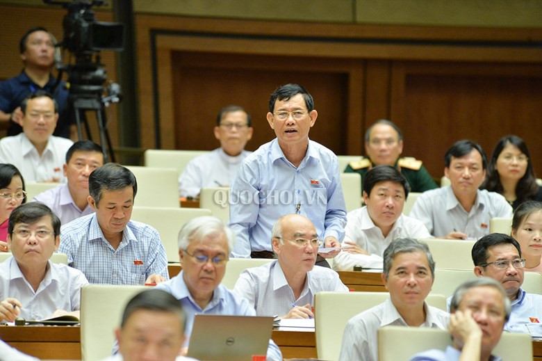 Đại biểu Nguyễn Ngọc Phương đặt câu hỏi chất vấn với Bộ trưởng Nguyễn Văn Thể