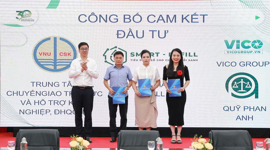 Nhiều đối tác lớn cam kết đồng hành cùng ĐHQGHN trong các hoạt động nghiên cứu khoa học và chuyển giao công nghệ. Nhiều đối tác lớn cam kết đồng hành cùng ĐHQGHN trong các hoạt động nghiên cứu khoa học và chuyển giao công nghệ.