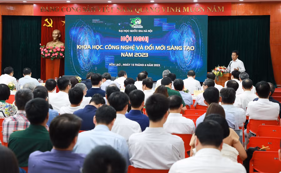 Giám đốc Lê Quân: Tập trung đầu tư các nhóm nghiên cứu mạnh để giải quyết các mục tiêu phát triển bền vững của quốc gia.