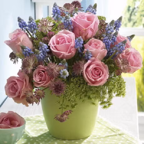 Cam hoa Tet: Cach cam hoa Hong ngay Tet - Anh 3