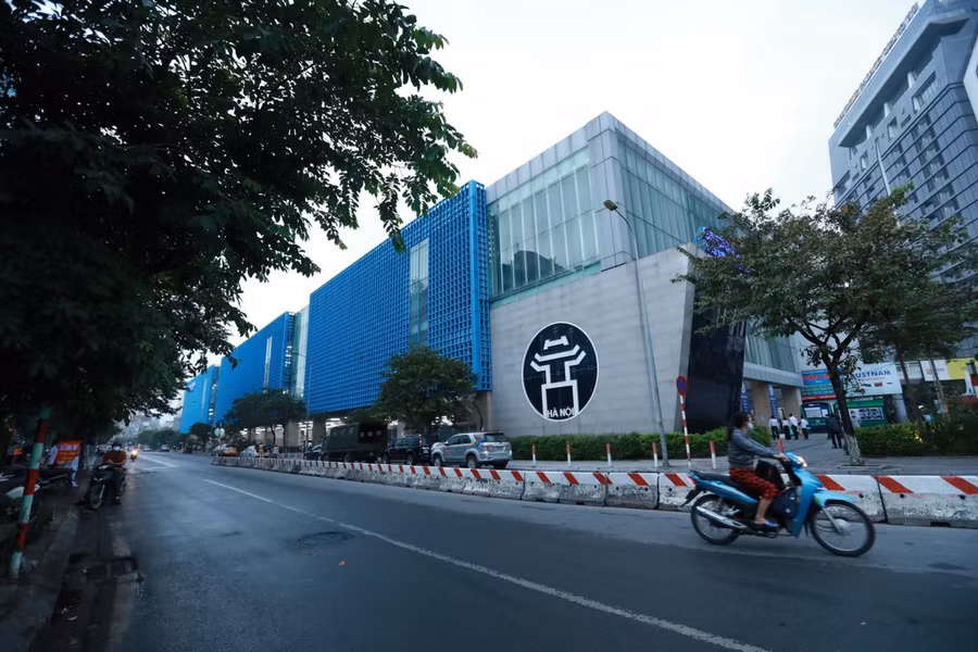 Ga Cát Linh nơi diễn ra lễ bàn giao dự án đường sắt đô thị Cát Linh - Hà Đông.