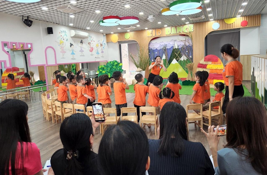 Cán bộ, giáo viên quan sát quá trình chăm sóc, nuôi dưỡng, giáo dục trẻ. Cán bộ, giáo viên quan sát quá trình chăm sóc, nuôi dưỡng, giáo dục trẻ.