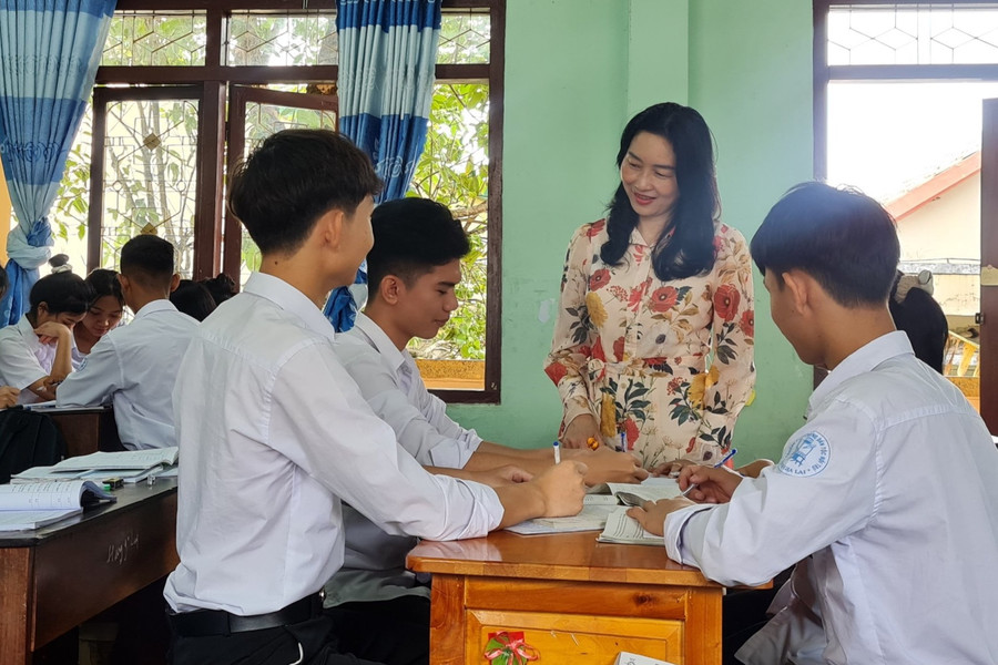 Học sinh Gia Lai ôn tập, sẵn sàng cho Kỳ thi tốt nghiệp THPT 2023.