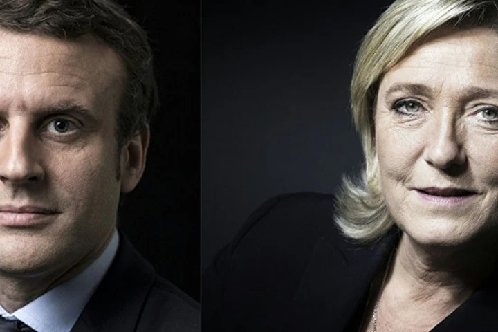 Bầu cử sơ bộ Tổng thống Pháp: Ông Macron và bà Le Pen thắng