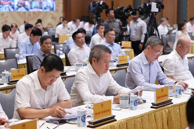 Thủ tướng chủ trì hội nghị làm việc với doanh nghiệp Nhà nước trên phạm vi toàn quốc - Ảnh 3. Các đại biểu dự hội nghị - Ảnh: VGP/Nhật Bắc