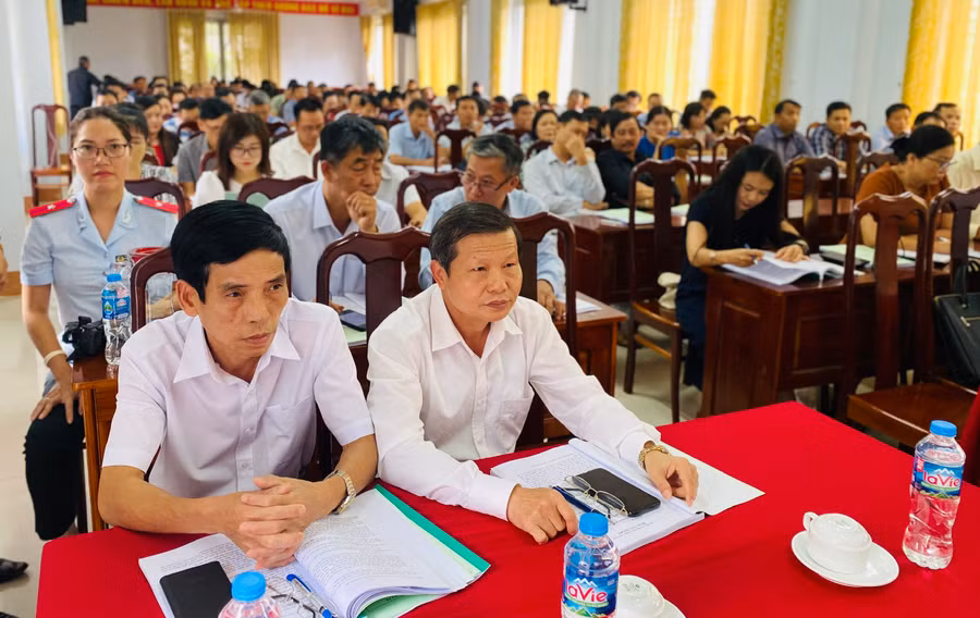 Các đại biểu dự Hội nghị tập huấn thanh tra Kỳ thi tốt nghiệp THPT năm 2023 (ảnh: TT).