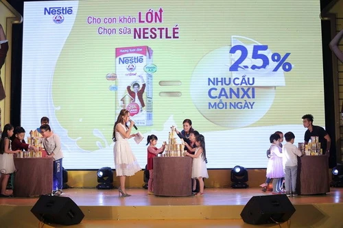 Nestlé sẽ là lựa chọn mới cho con em mình của các bậc phụ huynh