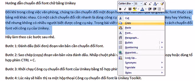 Hướng dẫn chuyển đổi font chữ bằng Unikey Toolkit ảnh 1