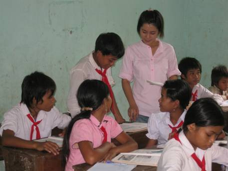 Một lớp học ở vùng cao Hướng Hóa, tỉnh Quảng Trị