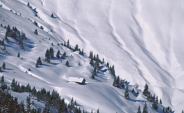 Alps are one of the great mountain range systems of Europe, stretching from Austria and Slovenia in the east; through Italy, Switzerland, Liechtenstein and Germany; to France in the west. A large amount of European tourists come here to ski and enjoy the fresh air every year. But the glaciers in Alps have been reduced by 20 percent since the 1980s due to the global warming. What’s more, the snowfalls are decreasing and the snowlines are higher in the mountains