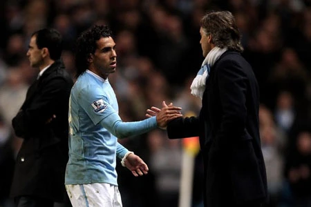 HLV Mancini: Tevez trưởng thành hơn hồi ở MU