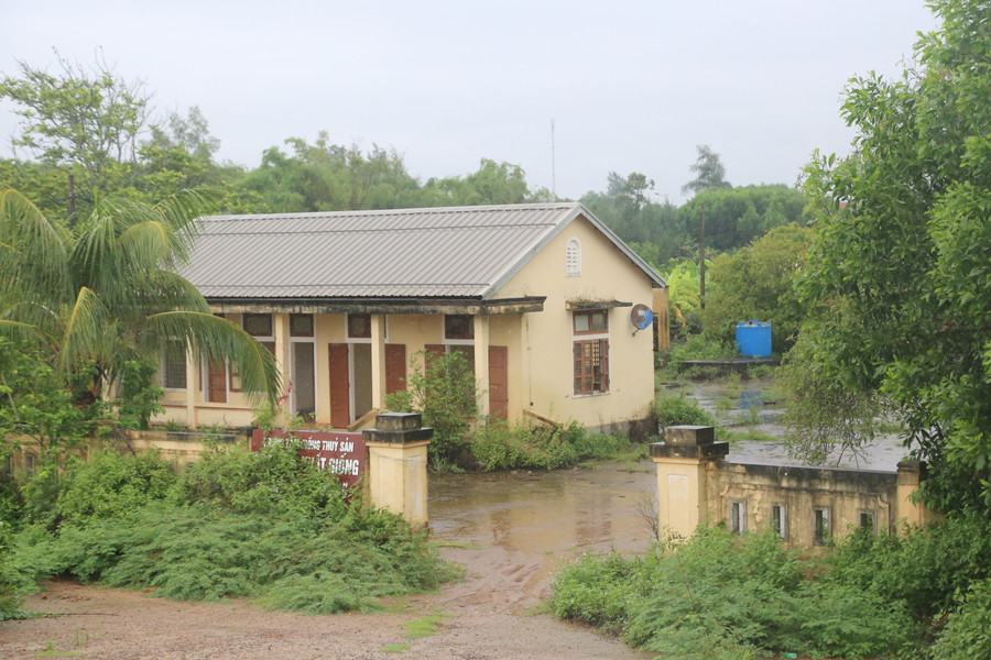 Trại giống thủy sản tại khu vực này hiện ngừng hoạt động.