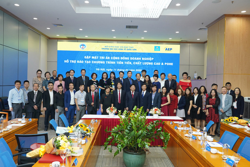 Trường ĐH KTQD: Chương trình Tiên tiến, Chất lượng cao và POHE gắn kết chặt chẽ với cộng đồng doanh nghiệp