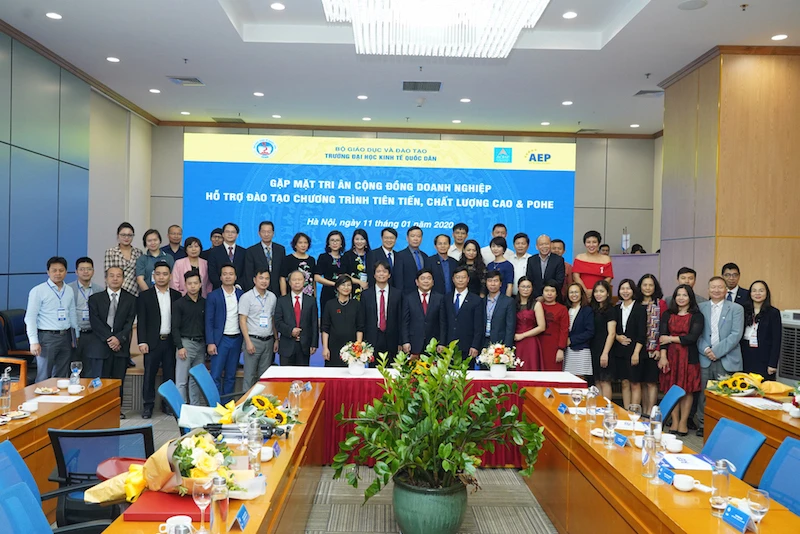 Trường ĐH KTQD: Chương trình Tiên tiến, Chất lượng cao và POHE gắn kết chặt chẽ với cộng đồng doanh nghiệp