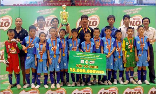 Đồng Tháp và Hải Dương vô địch Cúp Milo 2010