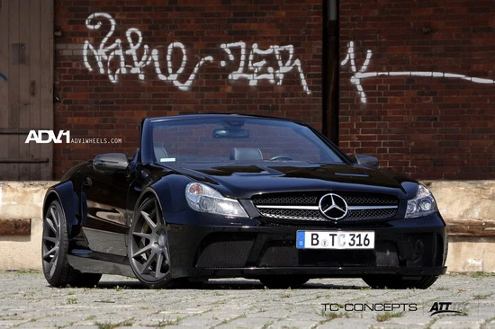 Mercedes SL65 AMG Black hoàn hảo hơn sau khi độ