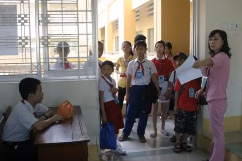 Olympic toán tuổi thơ: 22 giải vàng được trao ảnh 2 Gọi thí sinh vào phòng thi