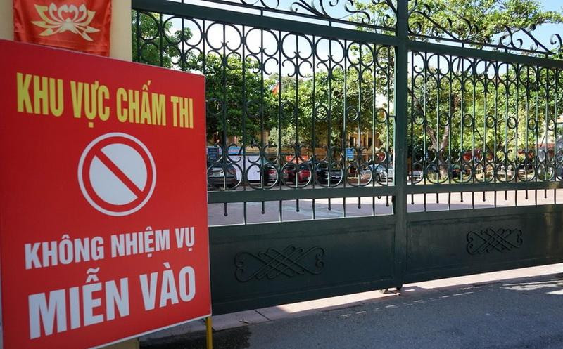 Khu vực chấm thi được cách ly nghiêm ngặt, bảo đảm an toàn theo Quy chế Khu vực chấm thi được cách ly nghiêm ngặt, bảo đảm an toàn theo Quy chế