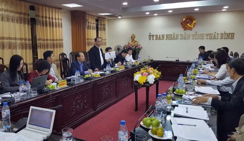 Ông Nguyễn Huy Bằng – Chánh Thanh tra Bộ GD&ĐT phát biểu tại buổi thông báo Kết luận thanh tra 