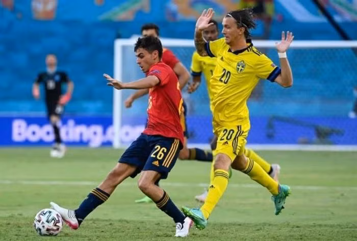 Tây Ban Nha bất lực trong việc ghi bàn vào lưới Thụy Điển.