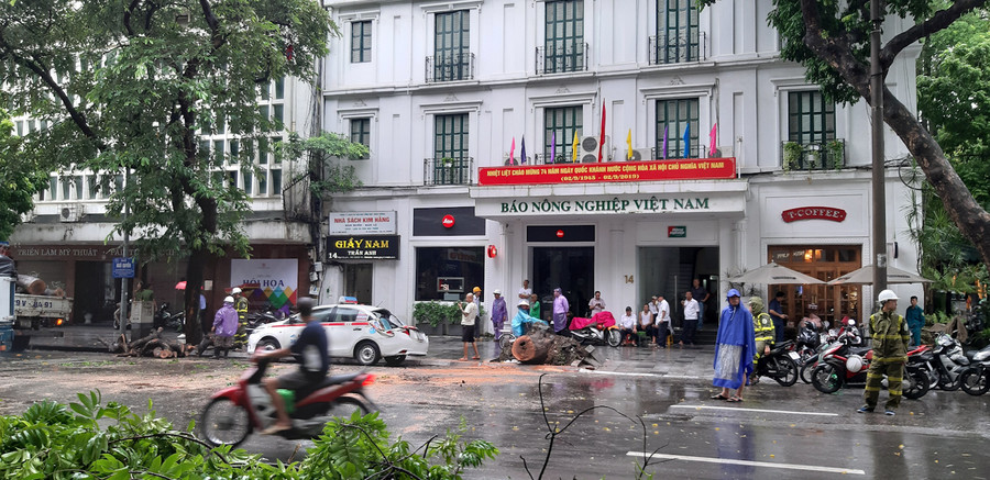 Rất may không ai bị thương.