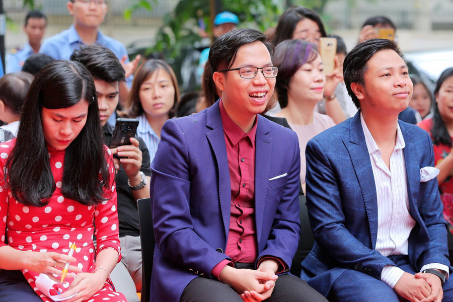 Phụ huynh học sinh tham dự lễ khai trương cơ sở 3