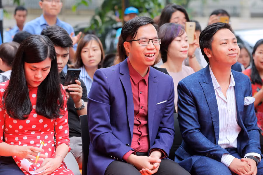 Phụ huynh học sinh tham dự lễ khai trương cơ sở 3