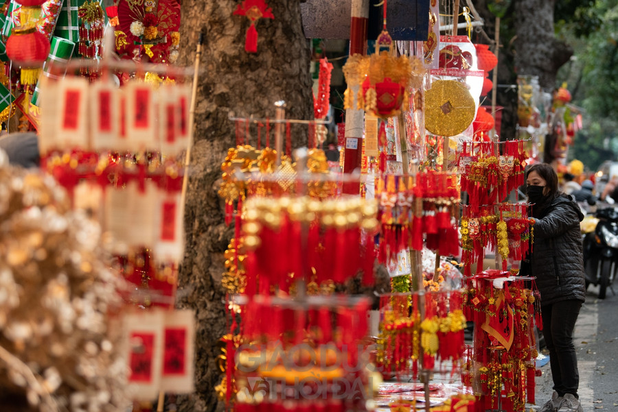 Chợ Tết đìu hiu, tiểu thương ngóng chờ khách mua hàng ảnh 15