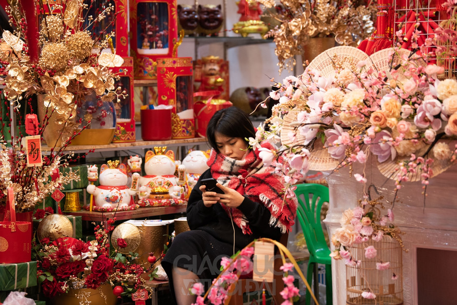 Những mặt hàng tíu tít, xô bồ người mua hàng, tết nay cũng vắng bóng… Các tiểu thương cũng ngán ngẩm… Chưa chưa khi nào con phố sầm uất nhất trong dịp cận Tết nguyên đán lại trở nên vắng vẻ, đìu hiu như thế này.