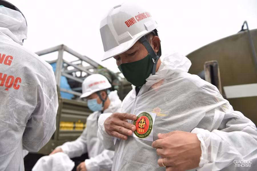 Đến khoảng 8h mọi công tác chuẩn bị được hoàn thành.